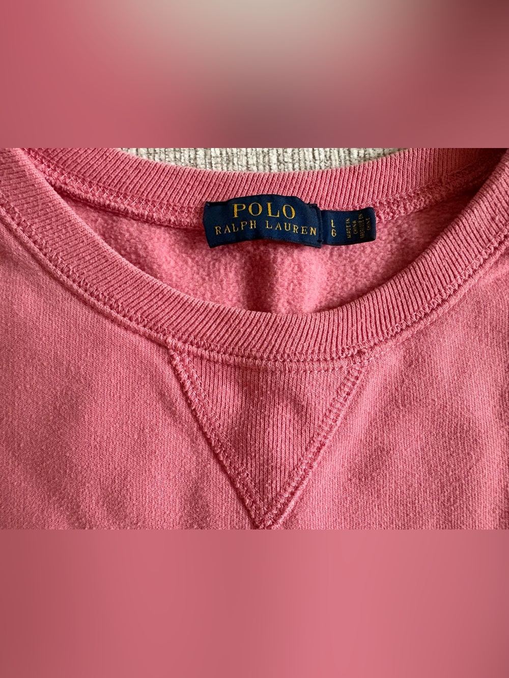 Polo Ralph Lauren Women's  Fleece Crew Neck Sweatshirt Size Large - Picture 4 of 8